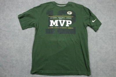 Camisa Green Bay Packers Para Hombres XL Verde NFL Fútbol Aaron Rodgers 2014 MVP Nike Foto 1 de 4