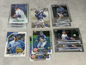 LOTE DE 11 CARTAS DE NOVATO BOBBY WITT JR. WOW ROYALS GALERÍA CROMADA TOPPS - Imagen 1 de 5
