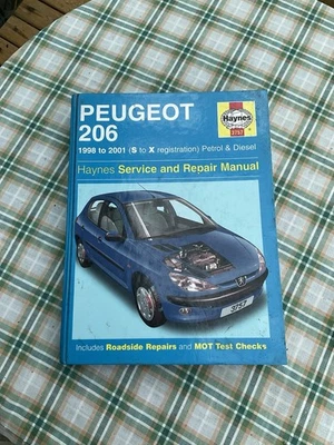 ""PEUGEOT 206 1998-2001 Petrol Diesel HAYNES Owners Workshop Manual Book"" - Image 1 of 3