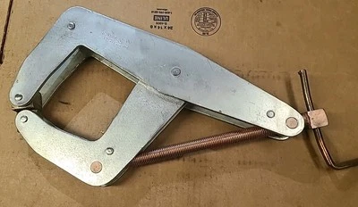 Abrazadera voladiza Kant Twist K120T mango en L 12" apertura 6.000 lb abrazadera presión Foto 1 de 4