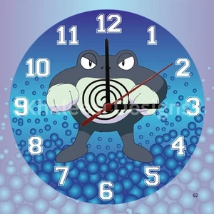 Exclusive Pokémon #062 Poliwrath First Gen Wall Clock - Foto 1 di 9