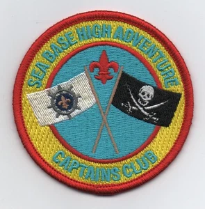 Florida High Adventure Sea Base, Captains Club Patch, Mint! - Picture 1 of 1