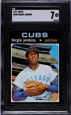 1971 Topps - Fergie Jenkins #280 SGC 7 Foto 1 de 2