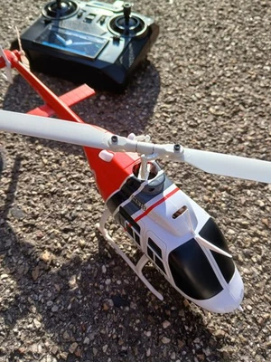 RC ERA Helicopter Bell206   2,4 GHz  4-Kanal   RTF  mit Sender und Zubehör - Bild 1 von 2