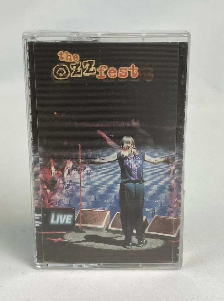 OZZY OSBOURNE Cassette Tape The OZZ-FEST LIve (1997) LENTICULAR Cover Slayer - Image 1 of 4