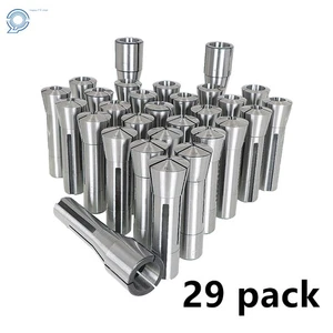 Metric 1/32" - 1" R8 Collet Set Fractional 29 Piece High Quality - Picture 1 of 12