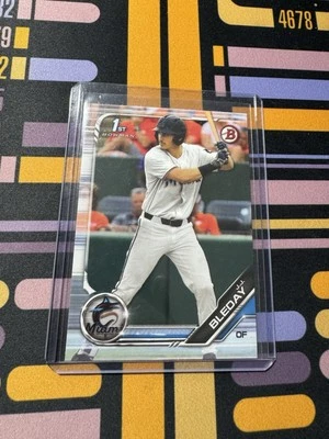 2019 Bowman Draft J.J. Bleday 1st RC #BD-150 Miami Marlins - Image 1 of 2