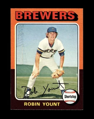 Robin Yount 1975 Topps Set-Break #223 RC como nuevo *GMCARDS* Foto 1 de 2