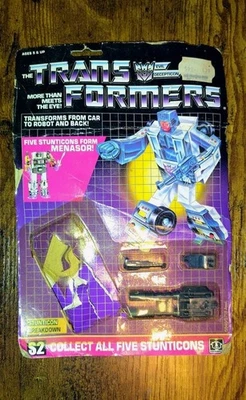 Breakdown Cardback + Accessories(Gun Set) 1986 G1 Transformers Hasbro - Image 1 of 4