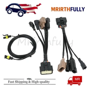 Halogen to LED Headlight Conversion Adapter Harness Fit Ford F-250 F-350 23-2024 - Picture 1 of 10