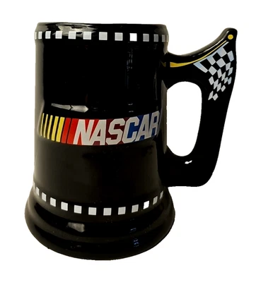 Taza oficial NASCAR Racing 2003 Sherwood Brands Stein de gran tamaño 6" de alto 6" de ancho Foto 1 de 3