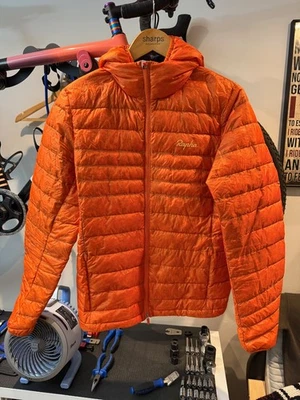 Rapha Men's Explore Down Jacket - Orange/Navy - Small - Image 1 of 2
