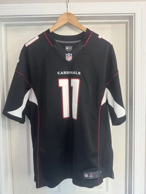 Nike Arizona Cardinals Larry Fitzgerald #11 Camiseta Negra NFL Sobre el Campo, Talla XL Foto 1 de 4