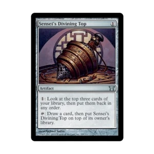 WOTC MtG Champions of Kamigawa Sensei's Divining Top (U) (Foil) EX - Picture 1 of 1