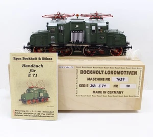 Bockholt escala 1 ELok E 71 28 DB acero LokSound certificado caja de madera mb25 lf2622 - Imagen 1 de 21