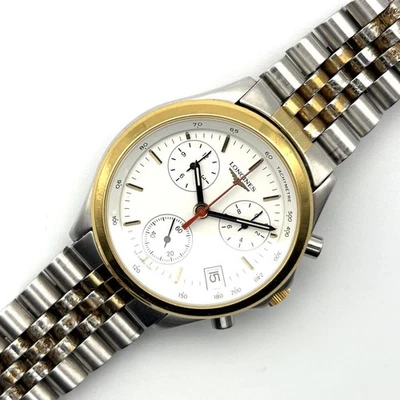 Longines Flagship Chronograph 7281 Working Automatic Watch Vintage Steel Swiss - Image 1 of 4