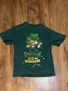 Green Leprechaun graphic tee. Kids size M (8) - Picture 1 of 5
