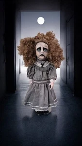 OOAK Creepy  18” Undead Girl Spooky Scary Halloween Horror Art Doll - Picture 1 of 8