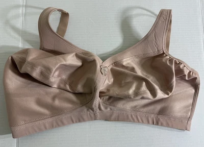 Glamorise Plus Size 40 I Full Figure Magic Lift Active Support Bra Wirefree 1005 - Image 1 of 4