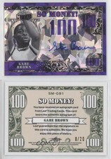 2021-22 Leaf Metal So Money Auto Purple Crystal /20 Gabe Brown #SM-GB1 Auto