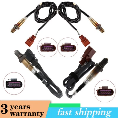 Датчик кислорода вверх + вниз для Audi RS7 4,0 л V8 с турбонаддувом 2014-2018 4 шт. - Изображение 1 из 4