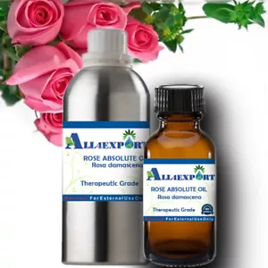 PURE ROSE ABSOLUTE Rosa damascena NATURAL HERBAL FRAGRANCE - Picture 1 of 30