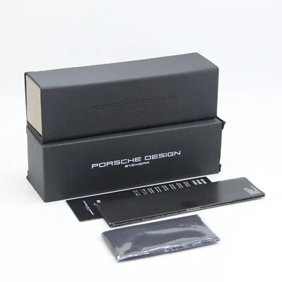 NEW PORSCHE DESIGN BLACK AUTHENTIC EYEWEAR EYEGLASSES GLASSES CASE ONLY