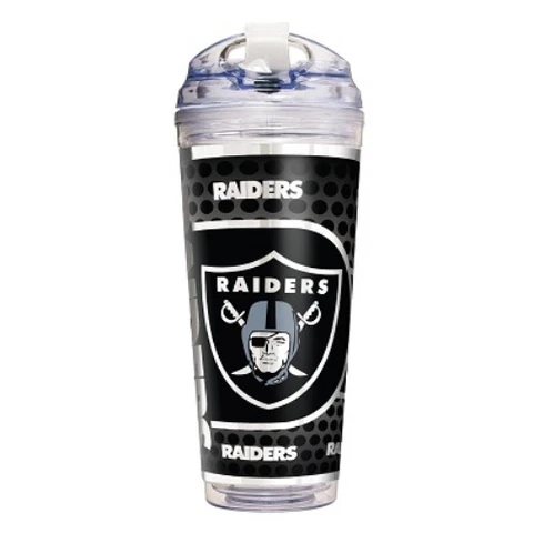 Las Vegas Raiders Double Wall Acrylic Travel Tumbler, 24-Ounce Real Owner Needed Cover