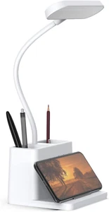 AXX Small Desk Lamps for Home Office, White Desk Light for Kids, LED Desktop - Picture 1 of 12