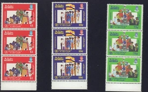 BRUNEI 1985 STRISCIA ANNO GIOVANILE X 3 SET 324-326 OTTIME CONDIZIONI MNH - Foto 1 di 1