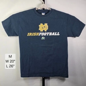 Camiseta de fútbol irlandés Notre Dame M Champs edición equipo deportivo NCAA azul marino - Imagen 1 de 8