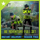PUBG Battlegrounds Duracell 86 Adventure Promo Gear Outfit Set Pack Skin DLC 🎮