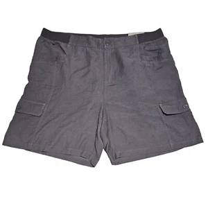 Soft Surroundings Bayside Shorts Gr. 2X eisengrau Cargotaschen Viskose-Mischung 5FT00 - Bild 1 von 10