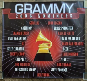 Poster Retail Promo 2006 Grammy Nominierte Mylar (T12) - gebraucht - Bild 1 von 6