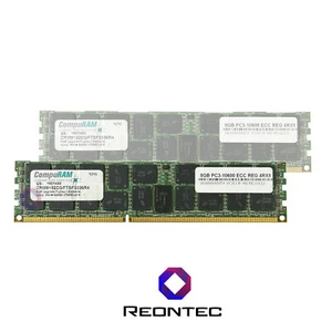 8GB Serveur RAM CompuRAM PC3 - 10600R DDR3 Crm8192d3/Ftsf3336r4 4Rx8 - Afbeelding 1 van 1