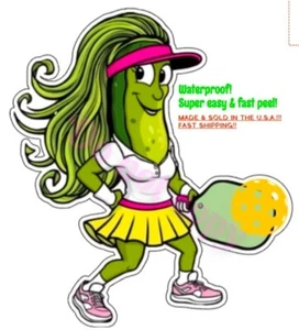 4" Impermeable PickleBall Adhesivo Pickle Ball Adhesivo Divertido Dink Paddle Taza para Laptop - Imagen 1 de 1