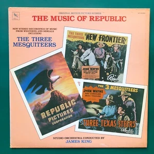 James King MUSIC OF REPUBLIC Western Soundtracks LP Paul Sawtell Varese USA EX - Picture 1 of 24