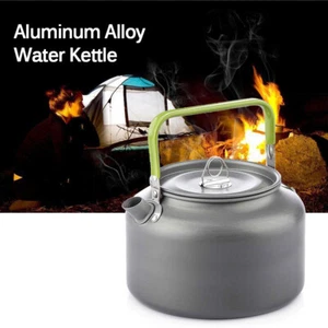 0.8L/1.2L/1.8L Outdoor Camping Kettle Cookware Backpacking Hiking Pot A0G0 - Picture 1 of 11