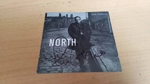 ELVIS COSTELLO SIGNED NORTH PICTURE PLUS BONUS PROMO ITEMS Cover
