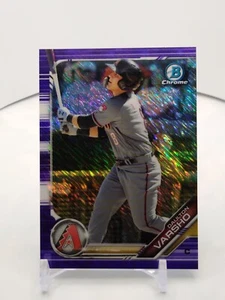 DAULTON VARSHO 2019 Bowman Chrome PURPLE SHIMMER SSP RC #BCP-179 - Picture 1 of 2