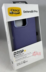 Otterbox Heavy Duty Defender Pro Series Apple iPhone 15 Pro- Purple Majesty - Picture 1 of 5