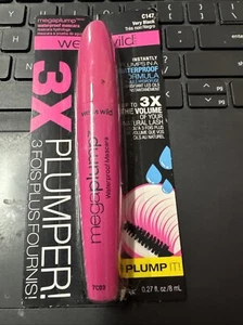 Wet n Wild Mega Plump Waterproof Mascara #C147 - Very Black In Box. Sealed - Picture 1 of 2