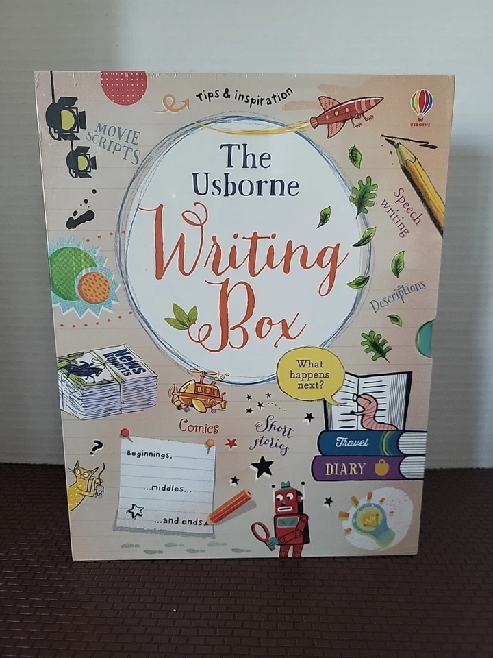 Usborne Writing Box Set ( 3 books in slipcase) -Factory -