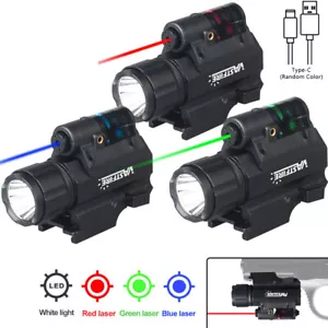 Green Blue Laser Sight 2000lm Flashlight Combo For Glock 17 19 Taurus G2C G3C - Picture 1 of 17