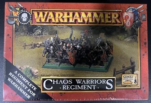 Warhammer Chaos Warriors Regiment (1997) Sealed NIB OOP Metal Pewter Vintage - Picture 1 of 6