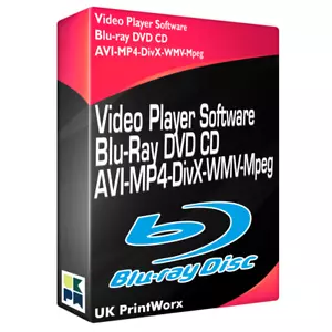 Video Media Player Plays DVD Music Audio DVD CD Software for Windows 7 8 10 XP - Picture 1 of 6
