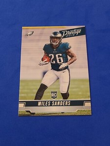 2019 Miles Sanders Panini Prestige Rookie RC #258 Philadelphia Eagles