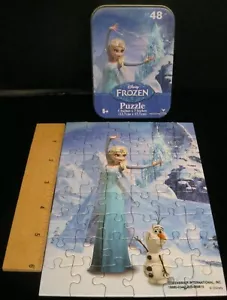 DISNEY FROZEN ELSA 48 PIECE JIGSAW PUZZLE BY CARDINAL 100% COMPLETE 5" x 7" B-1 - Picture 1 of 3