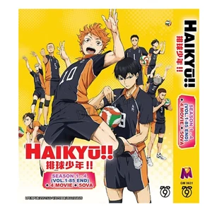 DVD HAIKYU!! Season 1-4 Vol.1-85END+4 Movie+5OVA English DUB All Region - Picture 1 of 6