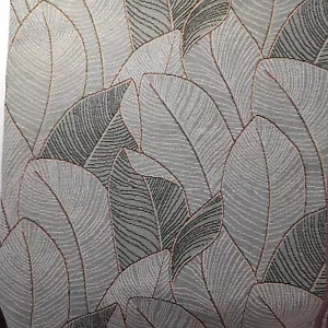 Gobelin Blätter in sage oder dunkelblau 50 x 140 / Kunstleder - Bild 1 von 4